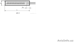 Одноконцевые ТЭНы,  пальчиковые нагреватели Ургенч